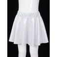thumbnail image 3 of Aislor Girl's Metallic Skater Skort Dance Athletic Shiny Pleated A-Line Mini Scooter Skirt for Cheerleading Performance, 3 of 7