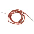 thumbnail image 1 of 2 Wire Pt1000 Temperature Sensor Thermistor Silicone Gel Coated 1.5meters Probe 45mm X 5mm -50-180-c, 1 of 5