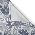 thumbnail image 5 of Ambesonne Floral Grommet Curtain, Pastel Colors with Leaves, 50" x 72", Pale Grey Slate Blue, 5 of 6