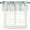 Green Eucalyptus Leaves on Wooden Board, variant on Valance Curtains for Windows,Watercolor Blue Flowers and Leaves Semi Sheer Curtain Valance,Short Rod Pocket Window Treatment,Window Valance Curtains for Kitchen Living Room Bedroom Windows 54"x18"