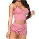 thumbnail image 1 of Conjunto de pijama con pantalones cortos y camisola de encaje sin mangas de lencería sexy para mujer Fridja nalpqowj39477, 1 of 6