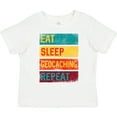 thumbnail image 3 of Inktastic Geocacher Adventure Eat Sleep Geocaching Repeat Boys or Girls Toddler T-Shirt, 3 of 5