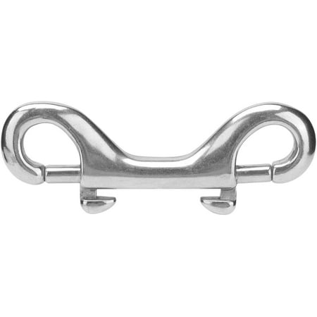 

Double Ended Snap Hooks 316 Stainless Steel Heavy Duty Mirror Polishing Snaps for Marine Rigging Small Cables(100mm)