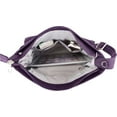 thumbnail image 6 of Travelon Anti-Theft Classic North/South Crossbody Bag, One Size, Purple, 6 of 7