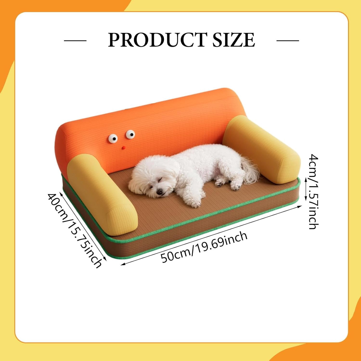 Pet Sofa Bed Lightweight Cat Dog Couch Indoor Winter Furniture