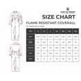 thumbnail image 4 of Flame Resistant FR Coverall - 88% C / 12% Nylon (Large, Khaki), 4 of 8