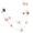 Color, variant on Resin Double Layer Geometric Square Chokers Necklace Auroras White