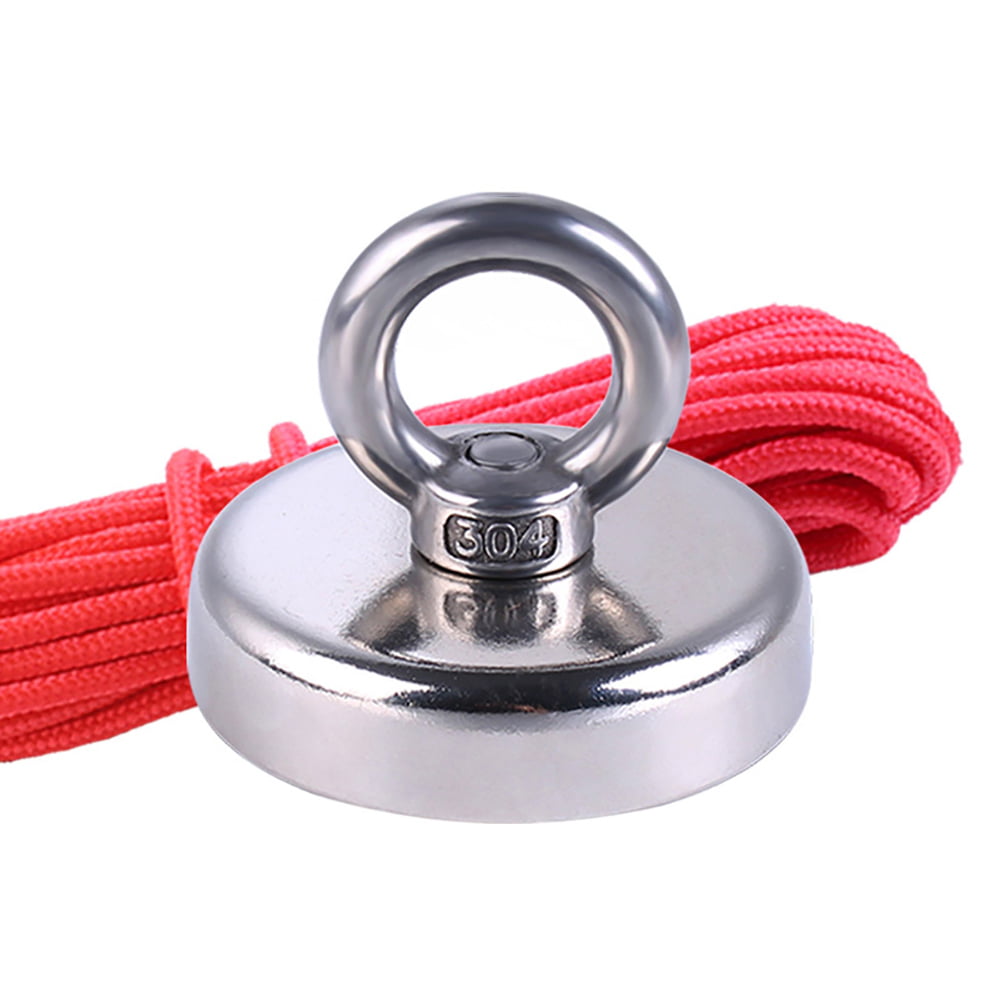 Fishing magnet Magnetic hook N35 Red 20 meters Office and garage Home workplace Kitchen 