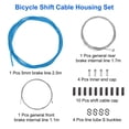 thumbnail image 3 of Bicycle Shift Cable Housing Set Bicycle Gear Shifter Transmission Cable, Blue, 3 of 7