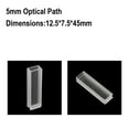 thumbnail image 1 of Chendee Quartz Cuvette Suitable For 751/722 Spectrophotometer, Optical Path 10Mm-50Mm,5Mm, 1 of 9