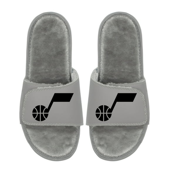 Unisex ISlide Utah Jazz Logo Fur Slide Sandals