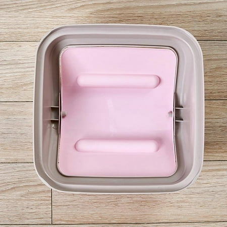 

PengpaigSwing-Top Lid Recycling Bin for Home Kitchen and Bathroom Recycle Bin With Lid Recycling Can(Beige) Pink 23*18*32.5CM