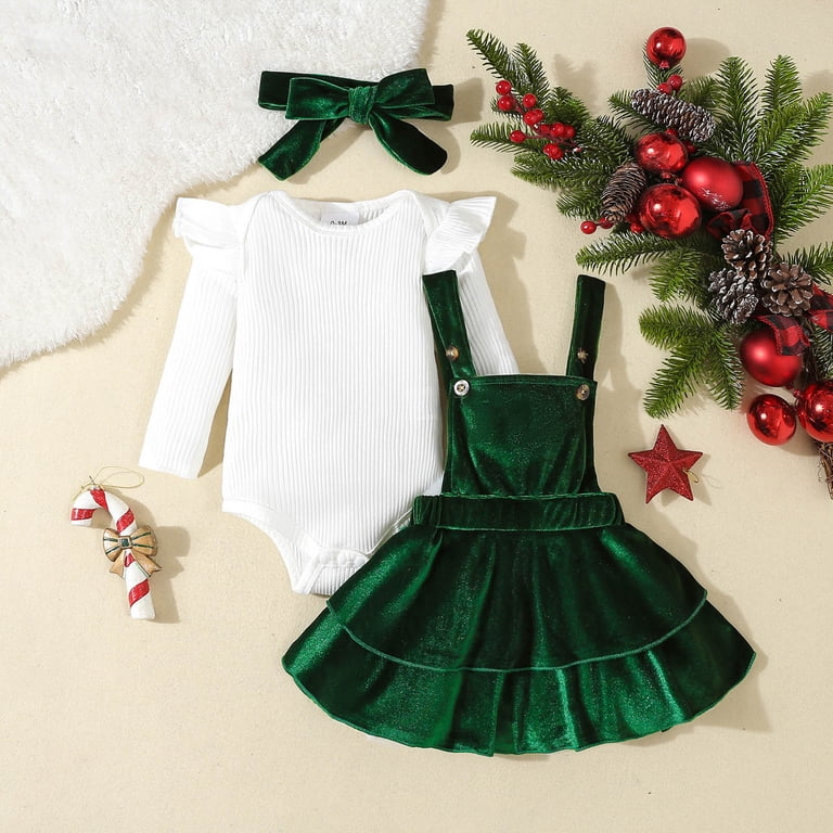 newborn green christmas dress Green Velvet Vintage Style Baby Girl Christmas Dress Vintage Style Lace Collar Velvet Kids Christmas Photoshoot Outfit Christmas Party Dress