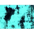 thumbnail image 1 of Ahgly Company Machine Washable Indoor Rectangle Abstract Turquoise Blue Modern Area Rugs, 6' x 9', 1 of 4