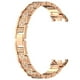 thumbnail image 2 of Pulsera de metal de moda correa de reloj | 3 cuentas de acero | Elegante pulsera de repuesto, 2 of 6