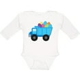 thumbnail image 3 of Inktastic Easter Egg Truck Boys Boys Long Sleeve Baby Bodysuit, 3 of 5