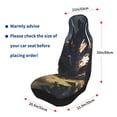 thumbnail image 4 of Honeii Sleeping Dragon In Forest Print Car Seat Covers 2 Pieces, Full Set Universal Seat Covers for Cars, Waterproof Auto Seat Protectors, 4 of 7