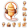 thumbnail image 5 of Cute Fridge Magnet Dessert Refrigerator Magnet Balloon Magnetic Sticker Ice Cream Magnet for Metal Surface Fridge Cabinet, 5 of 5