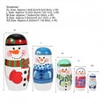 thumbnail image 2 of 5pcs Christmas Handpainted Cute Wooden Matryoshka Dolls Russian Nesting Dolls Set Home Decoration, 2 of 10