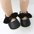 thumbnail image 2 of Baby Girl Mary Jane Flats Shoes Non Slip Soft Sole Infant Toddler First Walker Wedding Princess Dress Crib Shoes, 2 of 7