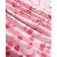 thumbnail image 4 of Sweet & Sassy Girls Pajama Set Super Soft Sleep Shirt and Pajama Pants Scrunchie 4 Piece, 4 of 7