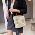 thumbnail image 2 of Bolso tejido de paja Zulema Beige Bolso tejido a mano, 2 of 8