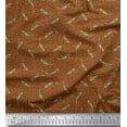 thumbnail image 1 of Soimoi Georgette Viscose Fabric Circle & Lizard Reptile Print Sewing Fabric Yard 42 Inch Wide, 1 of 3