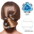 thumbnail image 3 of LOLIPPYY 20PCS Crystal Flower Hairpins for Women, Perfect Hair Accessories for Weddings and Special Occasions, 3 of 8