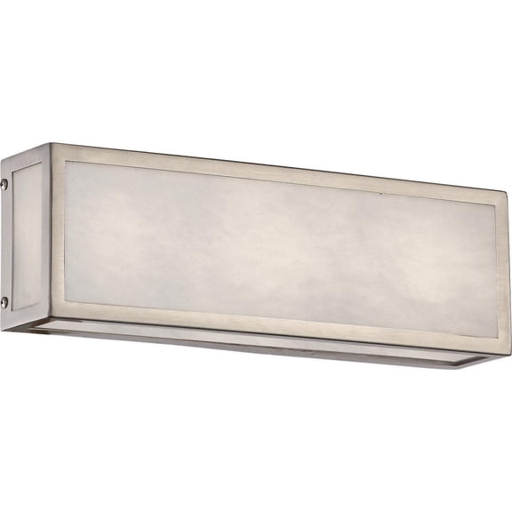 Nuvo Lighting 62/895 Crate 1 Light 12" Wide Integrated Led Bath Bar - Nickel