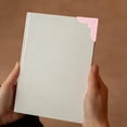 thumbnail image 1 of FONDOTIN 4Pcs Pink PU Decorative Corner Protectors Lightweight Book Edges Cover for Albums, 1 of 6