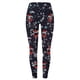 thumbnail image 4 of MKLEKYY Leggings de compresión para mujer Leggings con estampado de copos de nieve navideños de cristal rojo para mujer para uso deportivo, 4 of 4