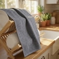 thumbnail image 5 of REGALWOVEN 2 Pack Solid Color Cotton Kitchen Towels, 100% Pure Cotton Soft Absorbent Dish Towels Grey 25" x 15", 5 of 5