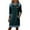 Dark Green, variant on Women's Fashion Denim Color Block Hoodie with Color Block Hat Dress for Winter Street Style and Casual Fun,Yellow,M