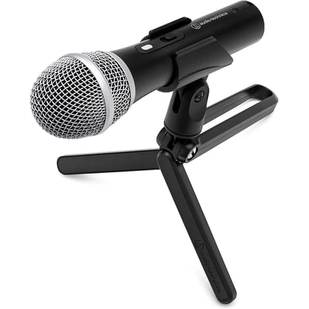 Audio-Technica ATR2100x-USB Cardioid Dynamic Microphone (ATR Series)USB and XLR Outputs, Silver