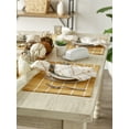 thumbnail image 2 of Design Imports CAMZ12300 Napperon à Carreaux Miel Doré DII (Ensemble de 6), 2 of 2