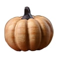 thumbnail image 2 of QYROS Halloween Decorations, Sandalwood Pumpkin Wood Carving Halloween Decor Handcrafted Desktop Display for Home Office Window Decoration,B, 2 of 5
