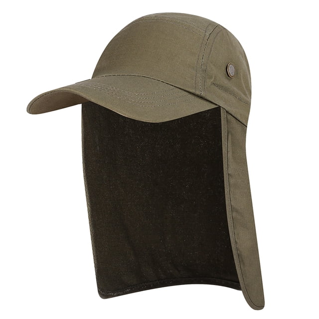 Sombrero para el sol Hombres UPF 50+ Gorra de protección solar Sombrero ancho de pesca Sombrero de s Tomshoo Sombrero para el sol