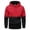 Style17-Red hoodies for men, variant on ersvoioy Mens Zip Up Hoodies Color Block Splicing Hooded Sweatshirt Jacket with Pockets Long Sleeve Drawstring Casual Loose Fit Cotton Athletic Comfortable Cotton Fall Winter Sports Sweat Top XXXL