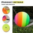 thumbnail image 2 of Rainbow Kickball - Textured Surface, Durable for Indoor/Outdoor Kids' Games, 2 of 6