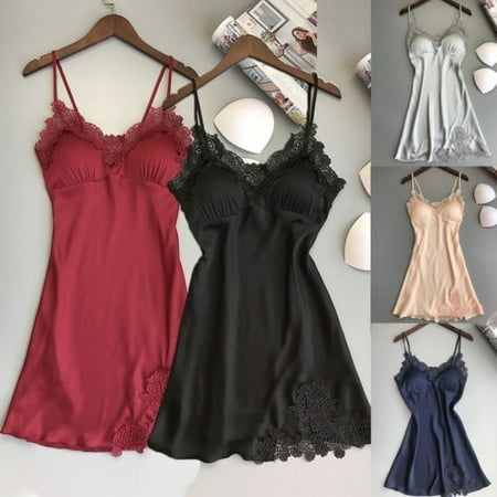 

Womens Sexy Lace Lingerie Sleepwear Dress Nightwear Silk Babydoll Bathing Robe
