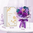 thumbnail image 2 of Ramo de flores preservadas Eterfield Forever Roses Purple, 2 of 6