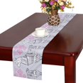 thumbnail image 3 of MKHERT Cute Alpaca Llama Table Runner for Office Kitchen Dining Room Wedding Party 16x72 inch, 3 of 4
