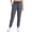 Dark Gray, variant on Women's High-Waisted Drawstring Pocket Pants Solid Color for Summer Fall Comfort