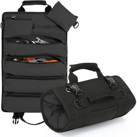 

Tool Organizers Heavy Duty Roll Up Tool Bag for Mechanic Carpenter Electrician