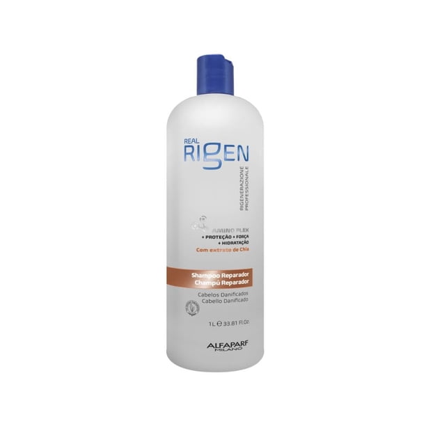 Alfaparf Milano Real Rigen Shampoo Reparador - Cabello Dañado (1000 ml)
