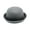 Grey, variant on HUANLEDASH Flat-top Fedora Hat Pure Color Imitation Wool Jazz Hat Unisex Japanese Style Wide Brim Ladies Round Hat Parties Cosplay Bowler Hat