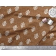 thumbnail image 2 of Soimoi Moss Georgette Fabric Filigree Damask Fabric Prints by Yard 42 Inch Wide, 2 of 3