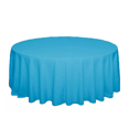 thumbnail image 1 of 1pcs Polyester Round Tablecloth Whiteblackredbluegold Solid Table Cloth High-quality Gift compatible Wedding Birthday Party Table Cover Home Decor, 1 of 5