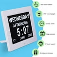 thumbnail image 3 of 8" Month Digital Calendar Day Clock Elderly Wall / Desk, 3 of 8