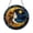 Acrylic 3.5 Inch, variant on Radiant Sun and Crescent Moon Female Face Window Suncatcher, Stained Glass Style Celestial Hanging Decor, Elegant Cosmic Home Accent Gift